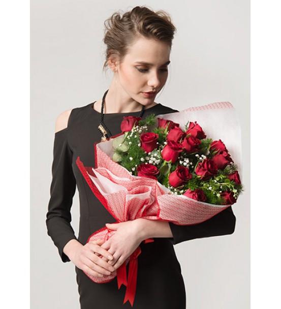 15 Lİ GÜL BUKETİ ASALET